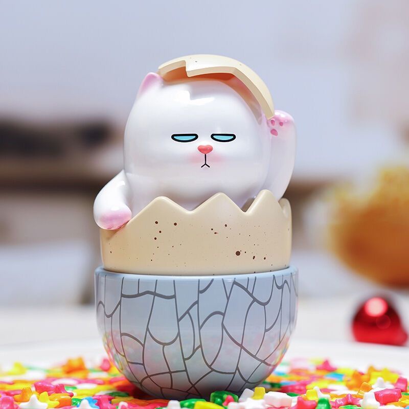 ❤sản phẩm chính thức❤ViViCat Phong cách thực phẩm POPMART Hộp mù Quà tặng Con búp bê Người mẫu Đồ chơi