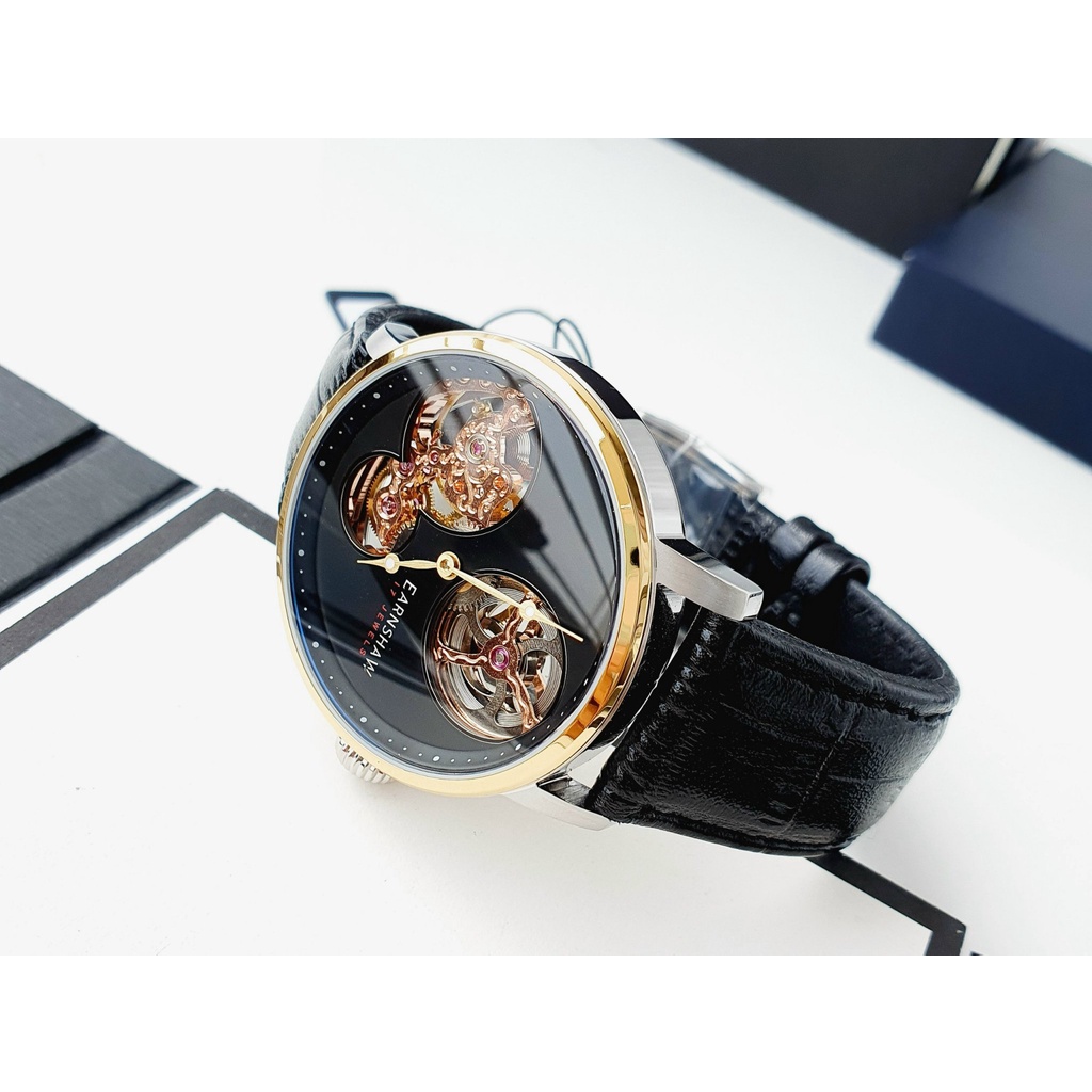 Đồng hồ nam chính hãng Thomas Earnshaw Skeleton phiên bản giới hạn 300 chiếc - Máy cơ tự động - Kính cứng