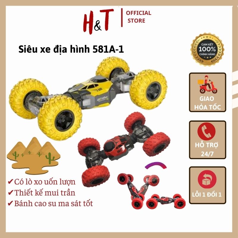 Xe ô tô điều khiển từ xa địa hình leo núi thế hệ mới mã No.581-A