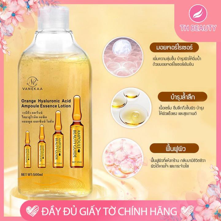 &lt;THẬT 100%&gt; Toner tinh chất vàng lá 24k Vanekaa