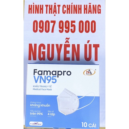 khẩu trang famapro vn95 hộp 10 cái