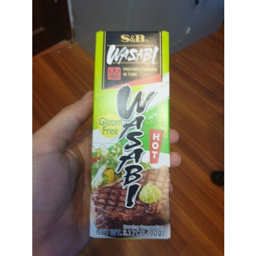 Mù tạt xanh S &amp; B tuýp 90g Prepared Wasabi In Tube