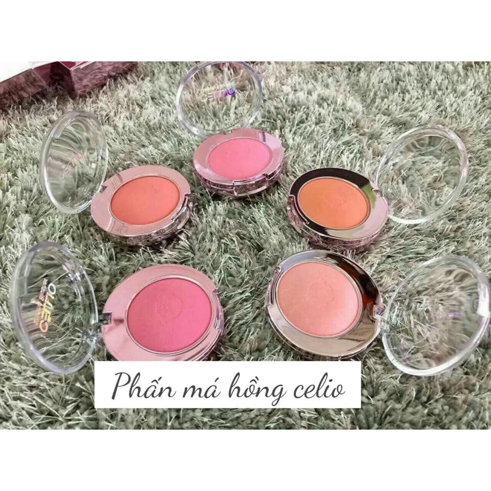 PHẤN MÁ HỒNG CELLIO SHINING BLUSHER