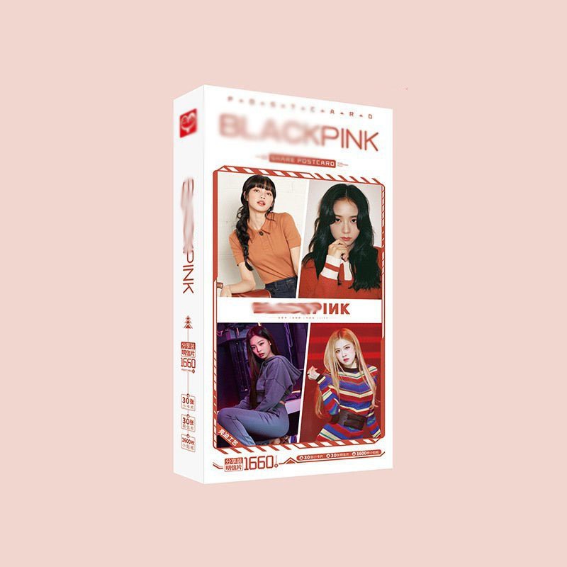 Hộp ảnh postcard in hình BLACKPINK 1660 ảnh idol kpop