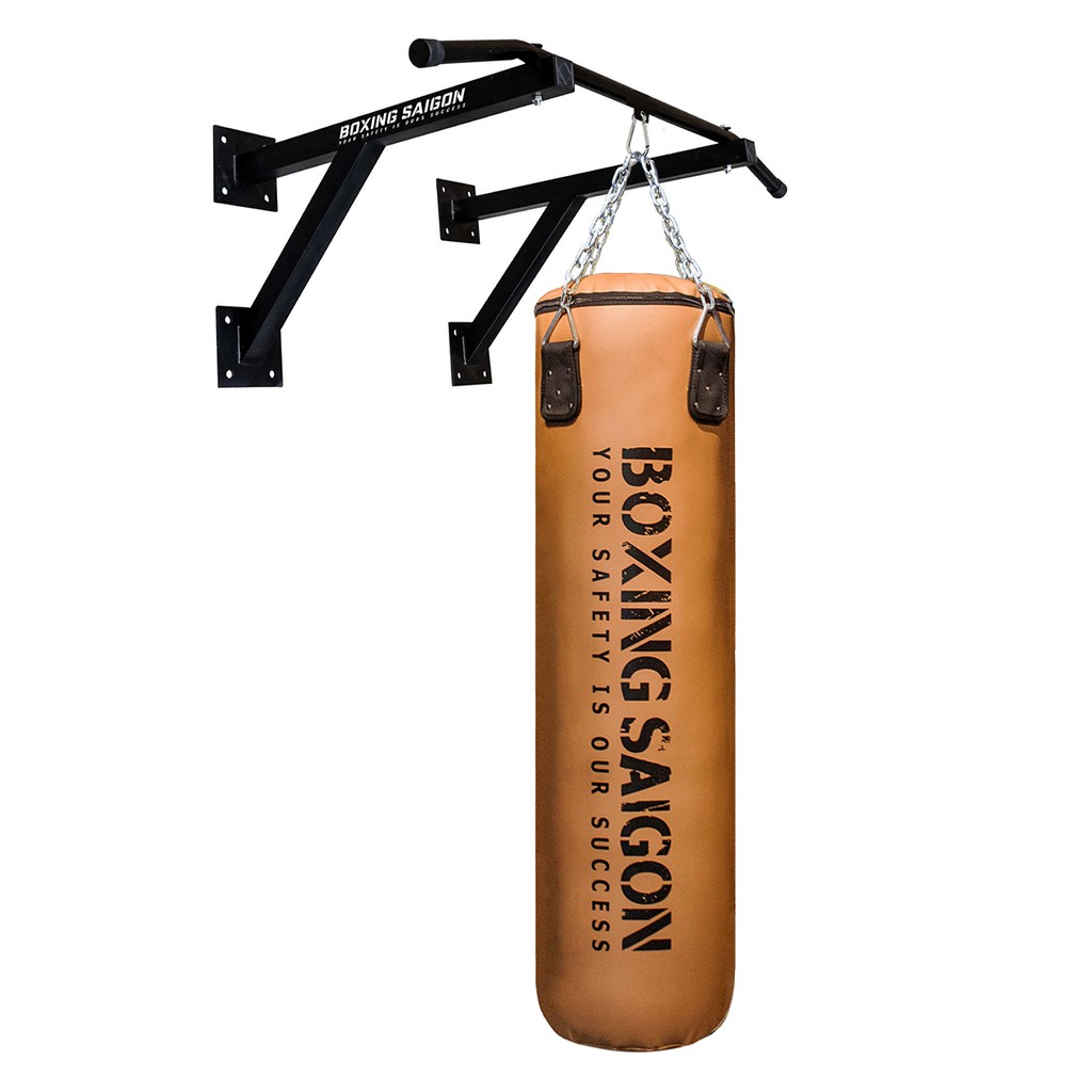 Combo Bao Cát Treo Boxing Punching Bag 1M2 &amp; Khung Treo Xà Đơn ( Dây Xích )