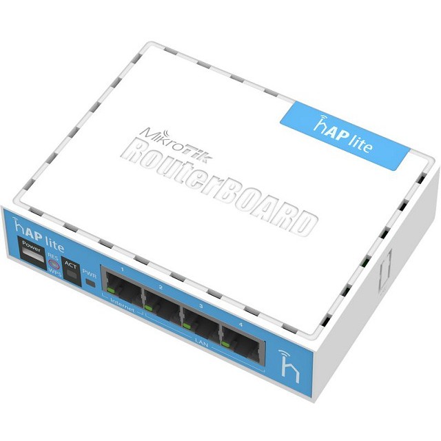 [Mã 159ELSALE hoàn 7% đơn 300K] WiFi Hotspot Router Mikrotik RB941-2nD (hAP lite classic)