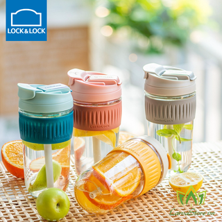 Cốc nước thủy tinh lock&lock dual glass cup 500ml llg699