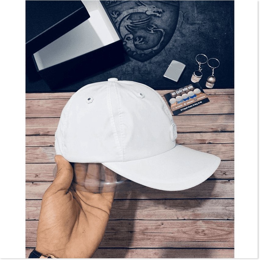 Mũ Lưỡi Trai Nón Sơn Logo Vuông Vải Dù Trắng Viền Trắng Chính Hãng Hàng Chuẩn Tem 7 Màu Thời Trang Cao Cấp Mới 202