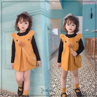 Váy dạ thỏ siêu yêu+túi
