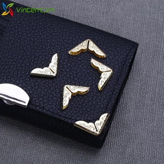 Set 100 Phụ Kiện Bọc Góc Sách Bằng Kim Loại