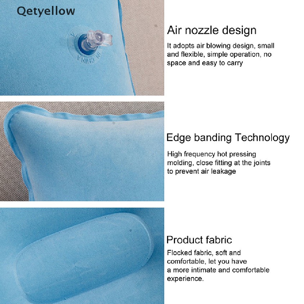 Gối bơm hơi du lịch bằng pvc tiện lợi