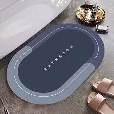 Thảm BATHROOM Hút Nước Siêu Thấm - Thảm Lau Chân Siêu Mềm Siêu Dày