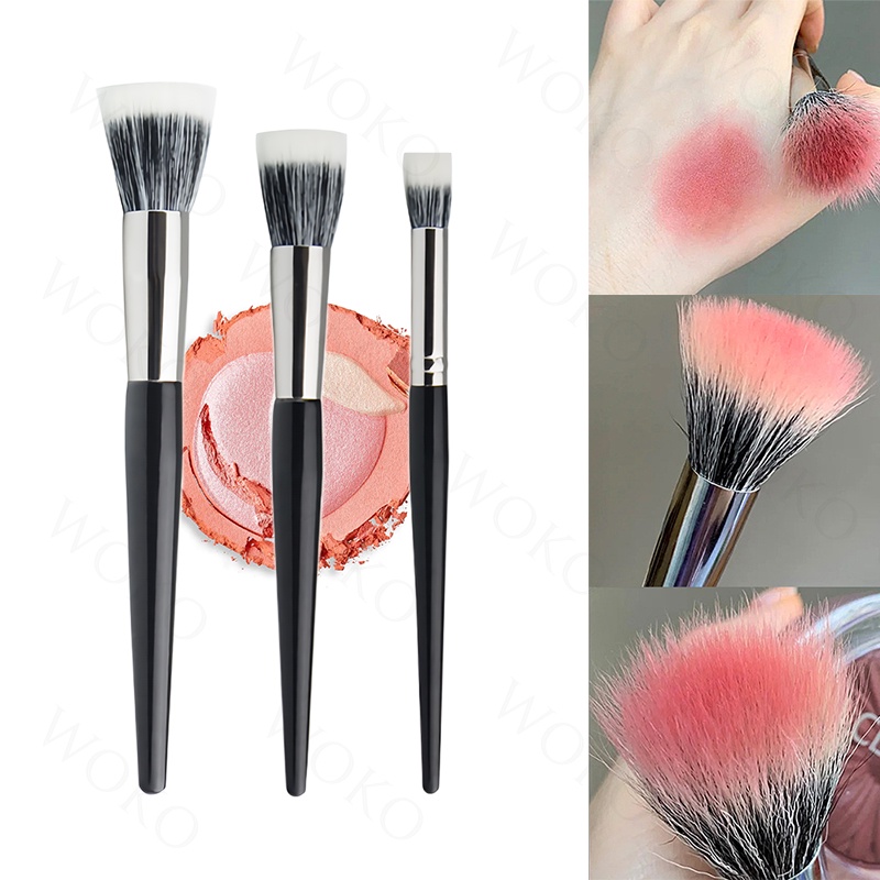 Cọ Trang Điểm Hai Lớp Tự Nhiên Dùng Tạo Khối/Má Hồng/Bắt Sáng/Tạo Khối