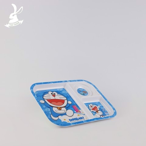 Bộ chén dĩa ăn dặm trẻ em hoa văn Doraemon Sky cao cấp thương hiệu Superware