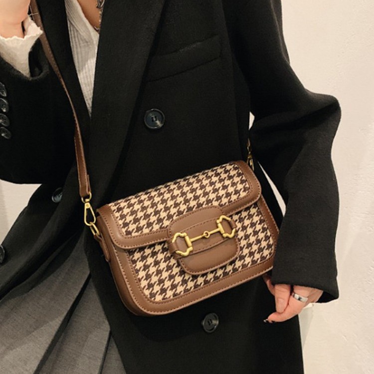 Túi Xách Nữ Linh Store Túi Đeo Chéo Hà Hồ Sang Chảnh Thời Trang Hot Trend Vân Caro