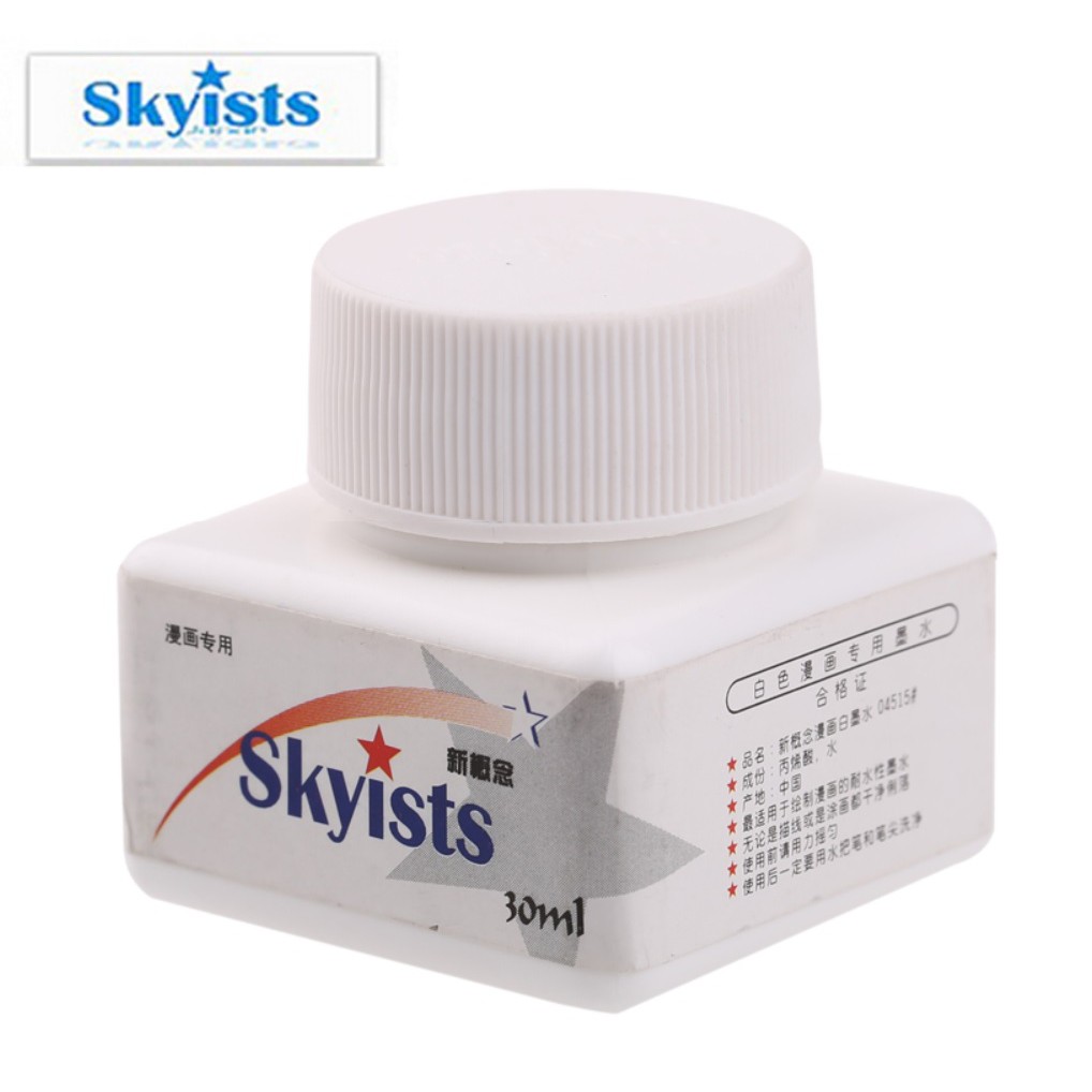 Bút Sắt SKYISTS Và Mực Nước 30ml Vẽ Truyện Tranh, Manga, Comic - Họa Cụ Hakuart