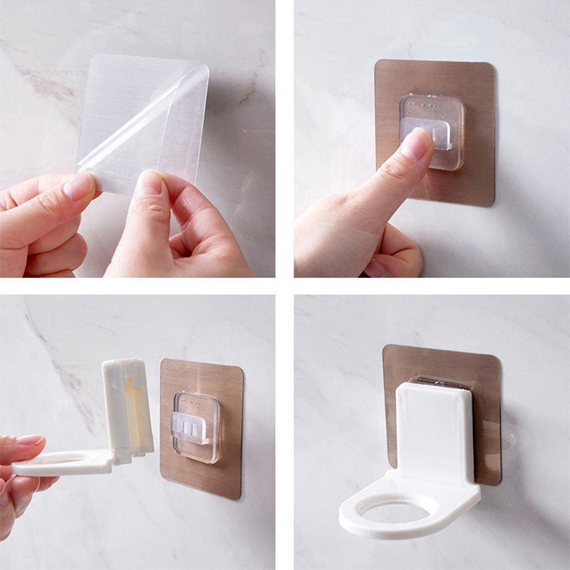 Self Adhesive Soap Bottle Storage Hanging Hook/ Wall Mounted Bathroom Shampoo Holder/ Moisture-proof Waterproof Suction Cup Hanging Bracket