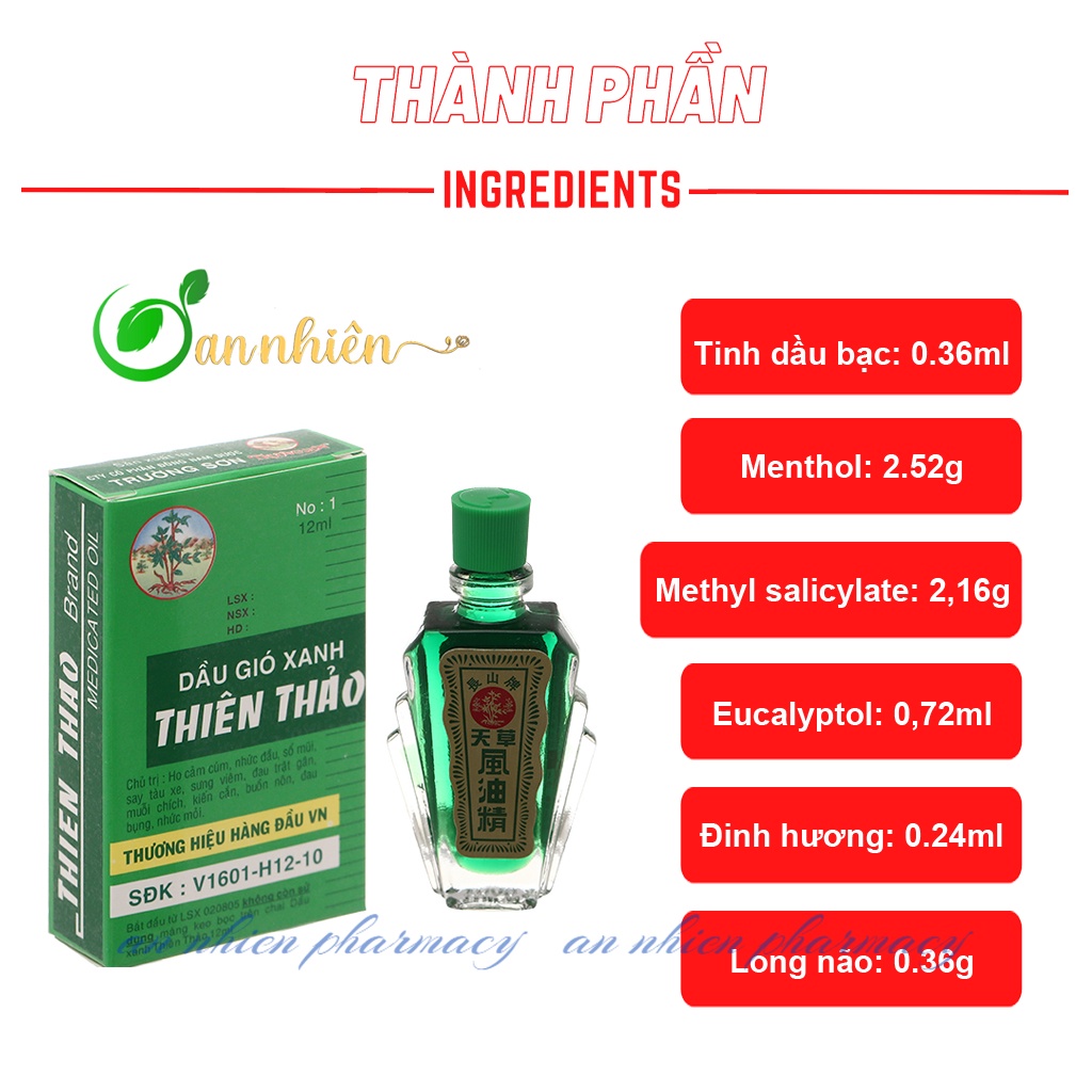 Dầu gió xanh Thiên Thảo