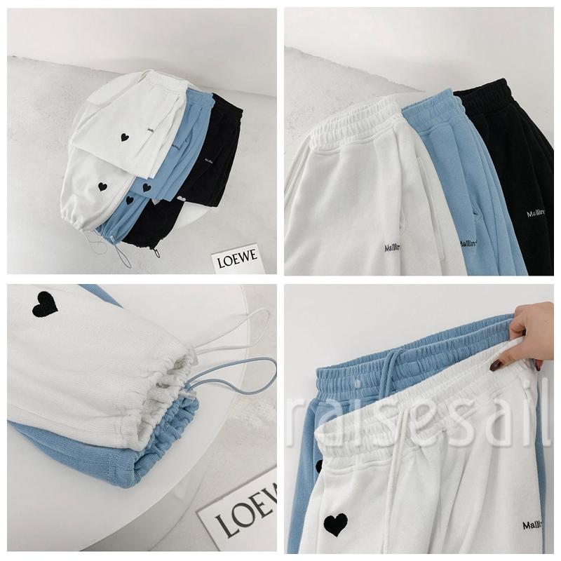 RS quần ống rộng In Họa Tiết Trái Tim Thời Trang Dành Cho Nữ | BigBuy360 - bigbuy360.vn