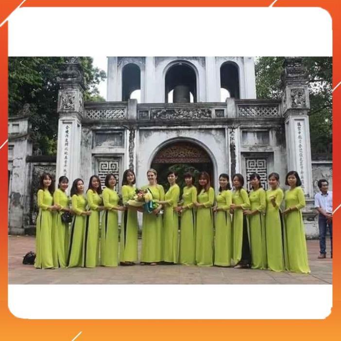 Aó dài may sẵn sale giá sập sàn _ áo dài trơn các màu cổ cao và cổ tròn đủ size