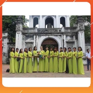 Aó dài may sẵn sale giá sập sàn _ áo dài trơn các màu cổ cao và cổ tròn đủ size