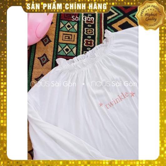 NOUSHANOI -  Bộ quần áo dài tay Nous kids pyjama trắng hồng cho bé gái ( Size Nous Kids 2Y 3Y 4Y 5Y)