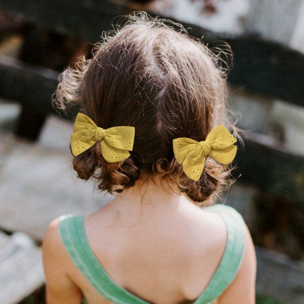 2 Kẹp tóc KIDSBOWS hình nơ dễ thương cho bé gái