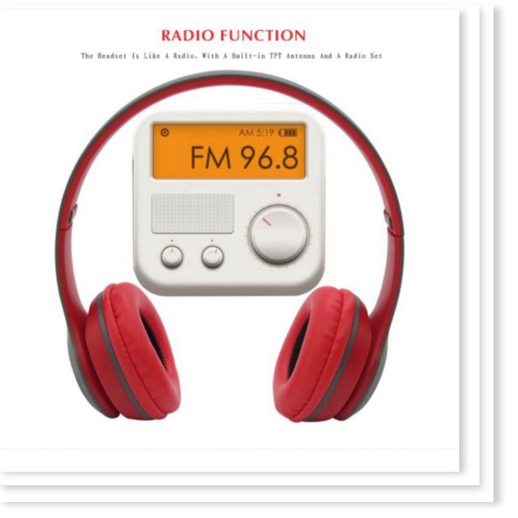 Tai nghe chụp tai Bluetooth P47 có khe thẻ nhớ - Cao cấp | BigBuy360 - bigbuy360.vn