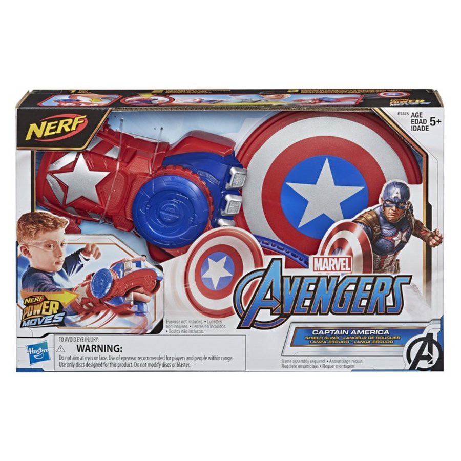 Đồ Chơi Mô Hình Mattel Khiên chiến đấu huyền thoại Captain Ameria E7375