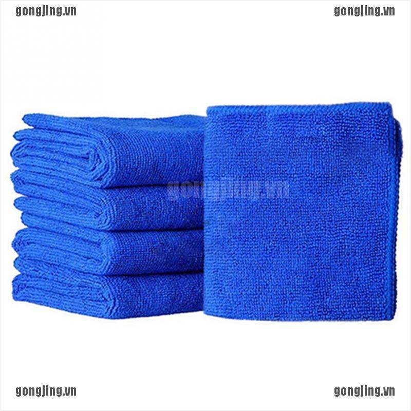 5 Khăn Lau Xe Hơi Vải Microfiber Mềm Mại Siêu Bền