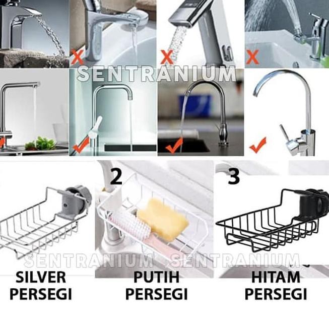 Giá Đựng Mút Rửa Chén Gắn Vòi Nước Bồn Rửa Tiện Dụng | BigBuy360 - bigbuy360.vn