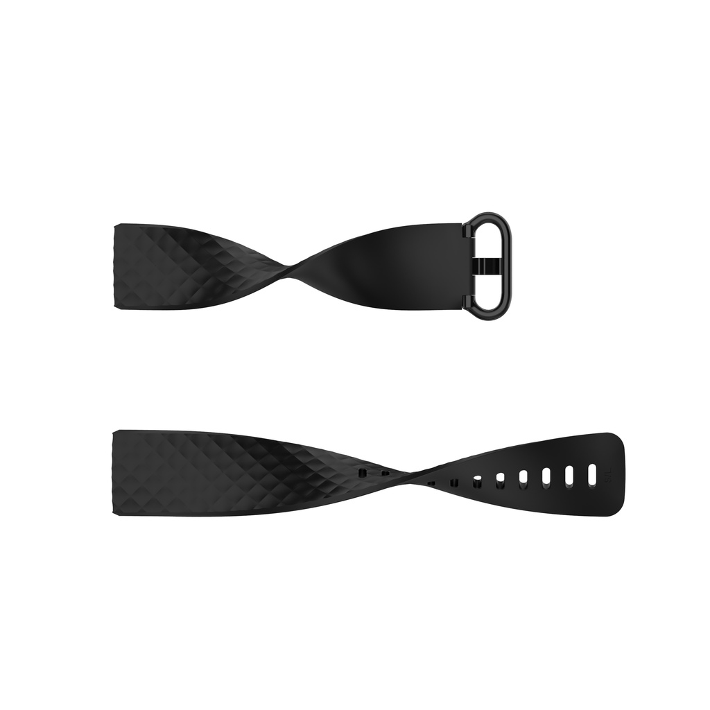 Dây Đeo Thay Thế Chất Liệu Silicon Màu Trơn Cho Fitbit Charge 4 3 Se