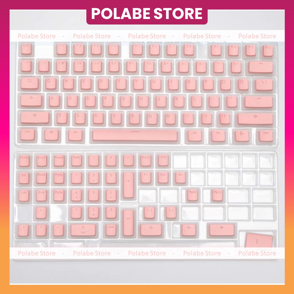 Nút bấm Keycap OEM PUDDING OEM Profile chất liệu PBT 2-Shot sử dụng trên nhiều layout bàn phím cơ - Polabe Store