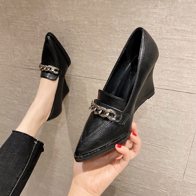 Giày đế xuồng cao cấp gót cao 8cm đủ size 34/40   210222