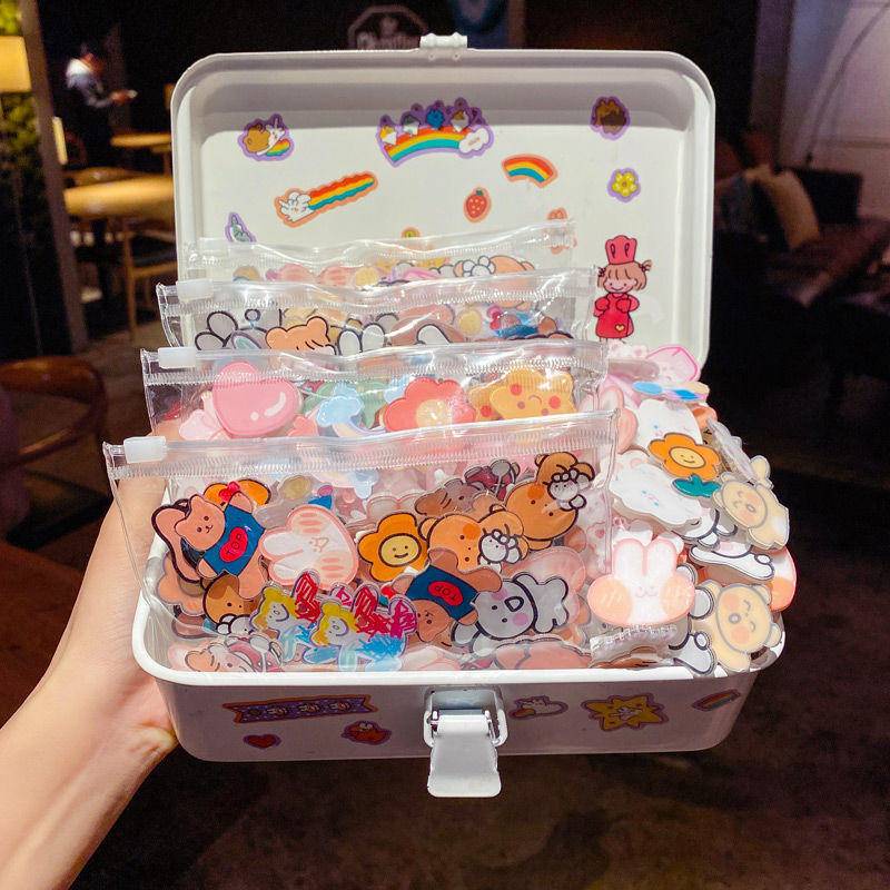 Huy Hiệu Cài Áo Hoạt Hình Phong Cách ins Hàn Quốc Dễ Thương Cho Bé Gái Đi Học