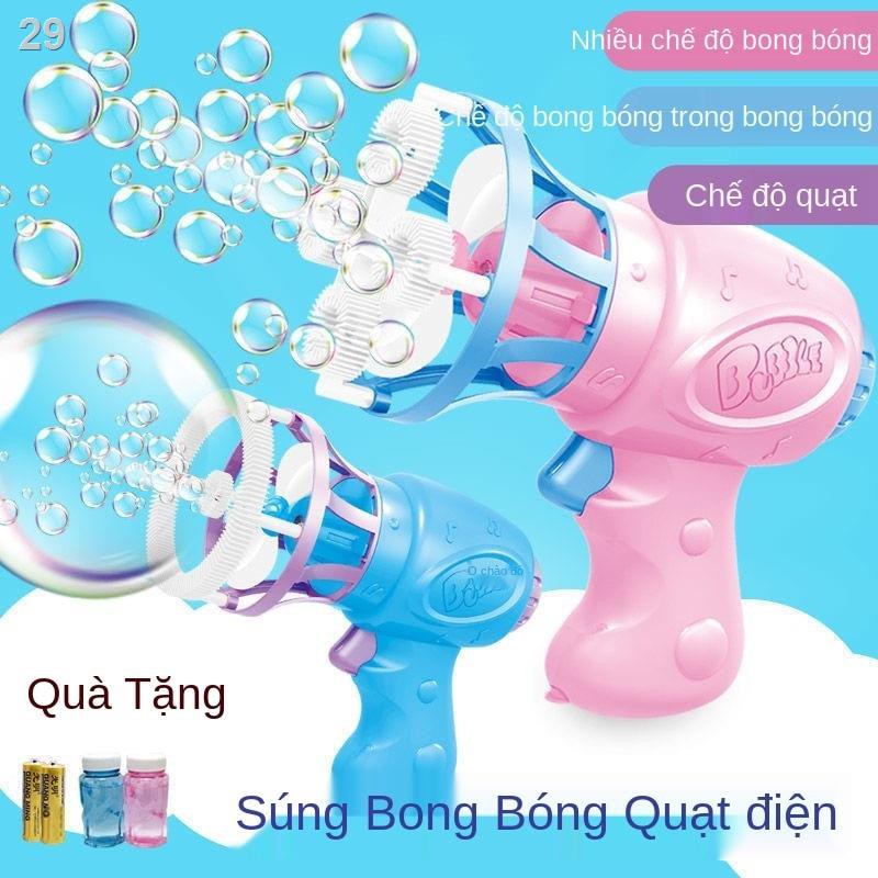 Âm thanh và ánh sáng Hướng dẫn sử dụng điện cho trẻ em Máy thổi bong bóng cô gái đồ chơi trái tim tự động lưới s