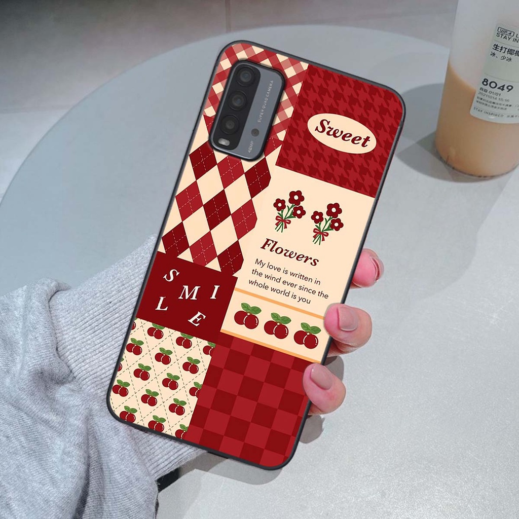 Ốp Xiaomi Redmi 9T họa tiết hoa, gấu thời trang, ốp dẻo bền đẹp
