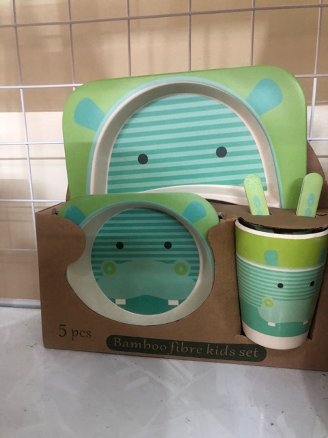 Bộ bát ăn bột tre