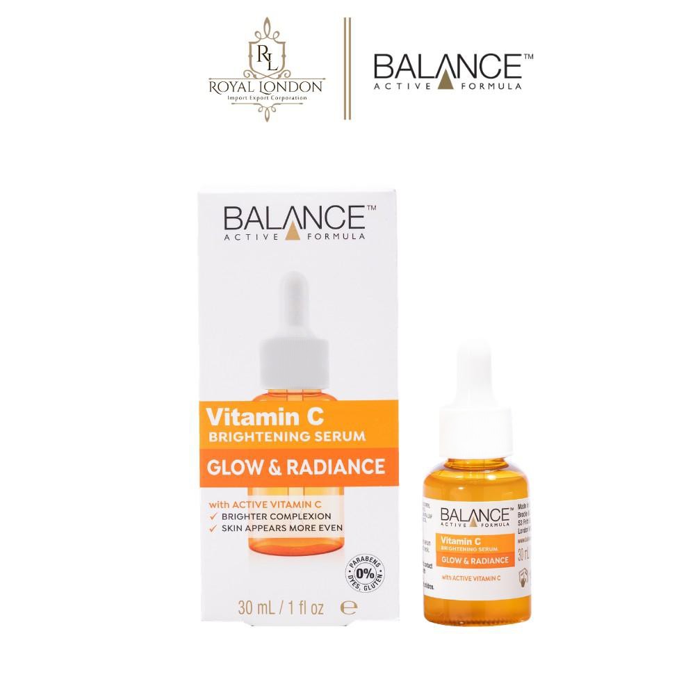 Combo trắng da căng mượt serum Vitamin C + serum Hyaluronic Balance Active Formula 30ml/ chai | BigBuy360 - bigbuy360.vn