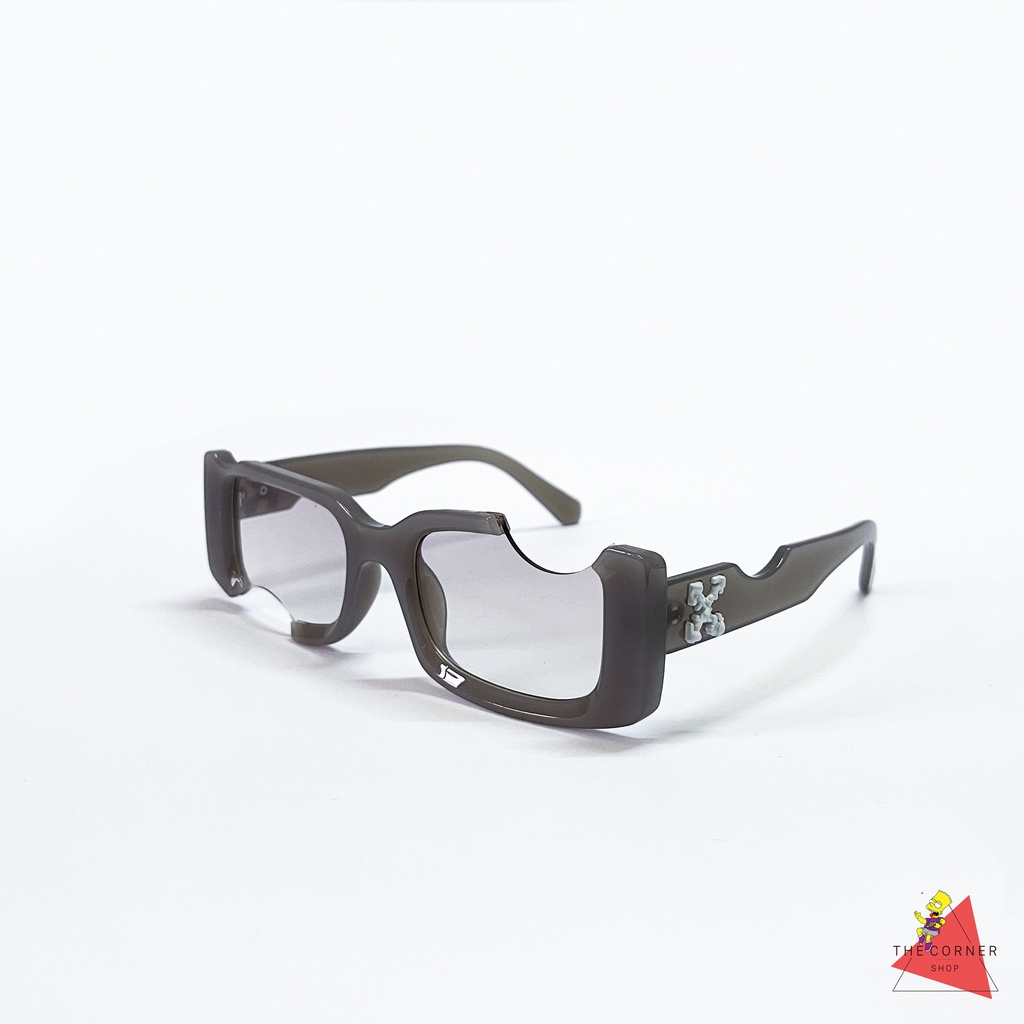 Kính mắt Thời Trang Off-White Holes rectangular-frame [Ảnh thật]