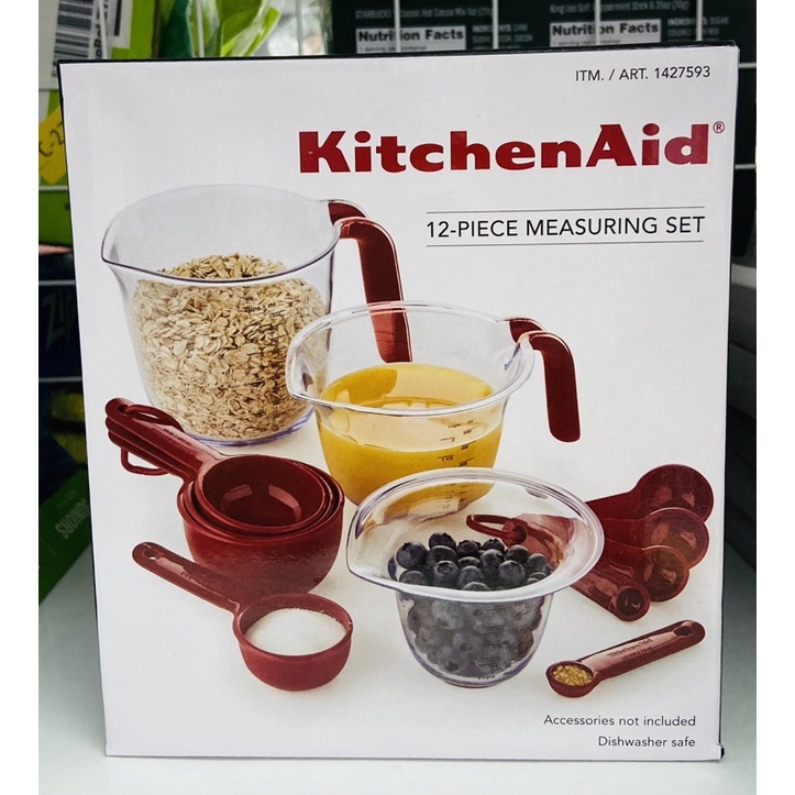BỘ DỤNG CỤ ĐO LƯỜNG KITCHENAID (12 MÓN