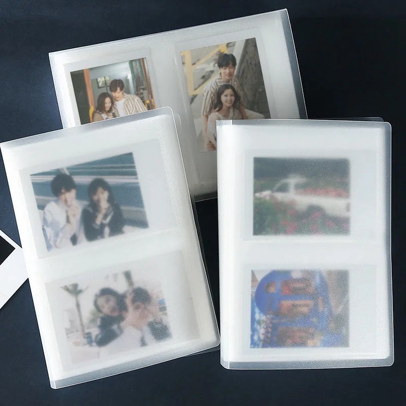 Album Đựng Thẻ/Tiền Xu/Ảnh Mini Mặt Nhám DIY