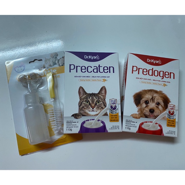 Sữa bột cho chó mèo Predogen hộp 110gr
