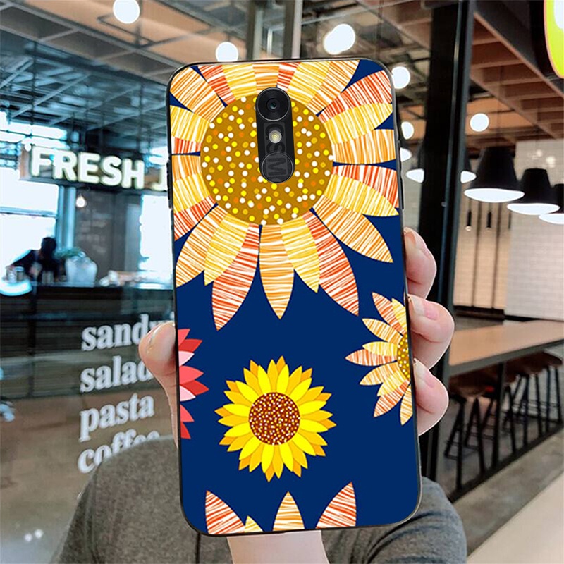 Ốp Điện Thoại TPU Silicon In Hình Hoa Cho LG Q7 Q8 2017 2018 Q9 2018 LG Q7 Plus
