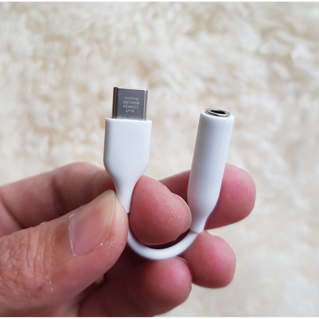 Cáp chuyển đổi Type C sang jack tai nghe tròn 3.5mm cho Samsung oppo vivo xiaomi vsmart - adapter otg tai phone zil.N10