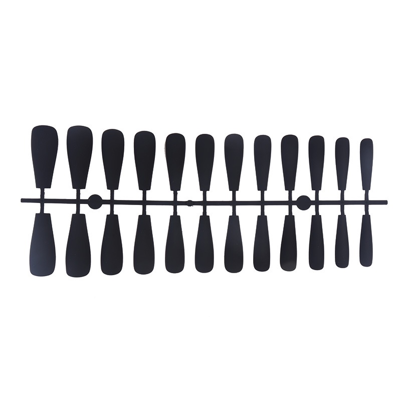 [Hàng mới về] Set 24 móng tay bằng acrylic màu trơn siêu dài làm đẹp dành cho nữ