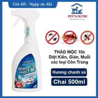 HÀNG CHÍNH HÃNG Thảo mộc 10s với tinh dầu thiên nhiên- Bình xịt phun diệt muỗi kiến gián