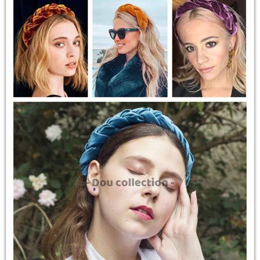 [Nowship2h] Mấn Cài tóc băng đô Turban nữ đẹp lụa satin xoắn bảng to phối với Áo Dài nhiều màu - Handmade - Mã CT017