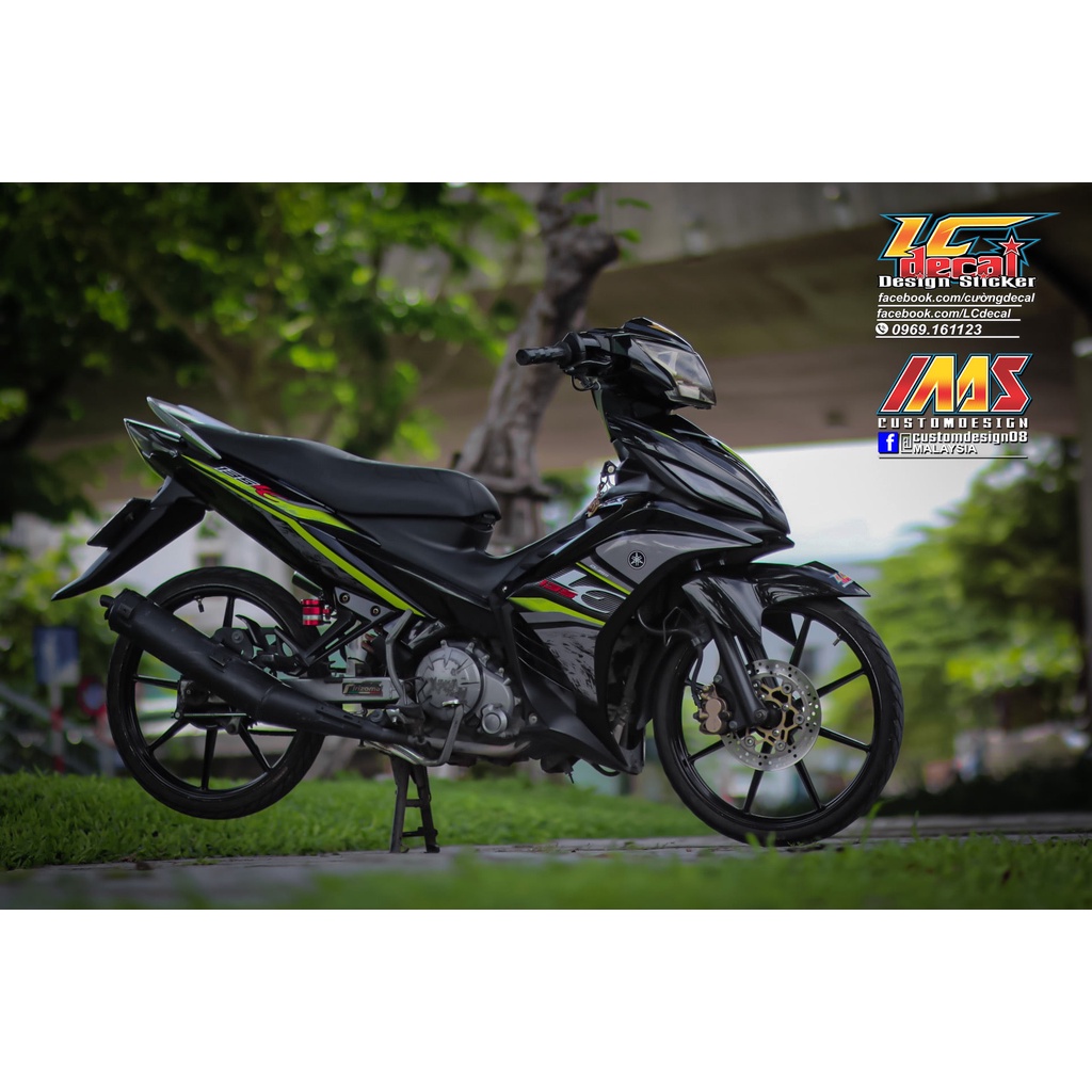 tem rời exciter 135 lc xám đen