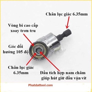 Góc Chân Lục Giác VOTO Cho Máy Bắn Vít, Máy Khoan
